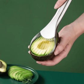 1pc Avocado Tool; Fruit Avocado Cutter Core Separator Knife Tool; Multifunctional Avocado Knife; Slicer Masher Pitter Peeler For Home Kitchen Kit